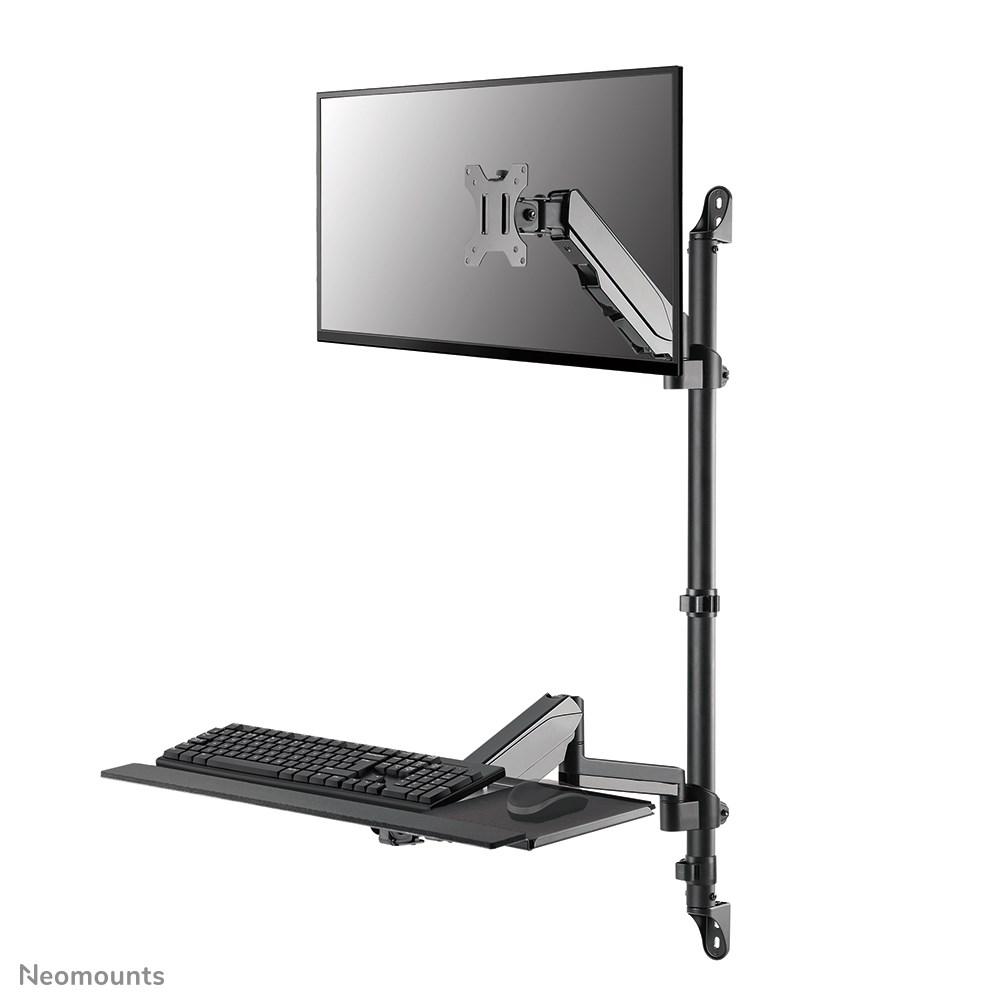 Skærmholder væg - Neomounts WL90-325BL1 sit-stand 17-32" med gasfjeder billede