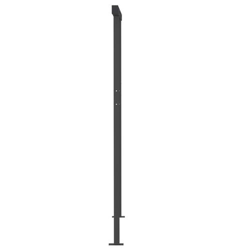 Markise m. LED-lys + vindsensor 3,5x2,5 m automatisk gul + hvid