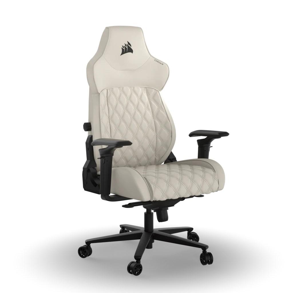 Gamerstol Corsair TC500 LUXE – polstret sæde, beige billede