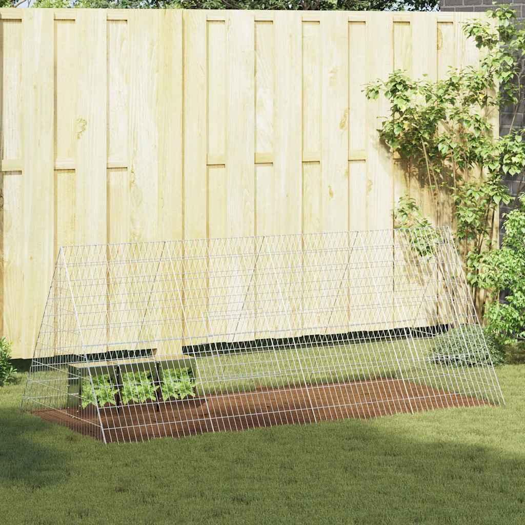 Kanin Bur Sølv 215 x 100 x 85 cm Galvaniseret stål billede