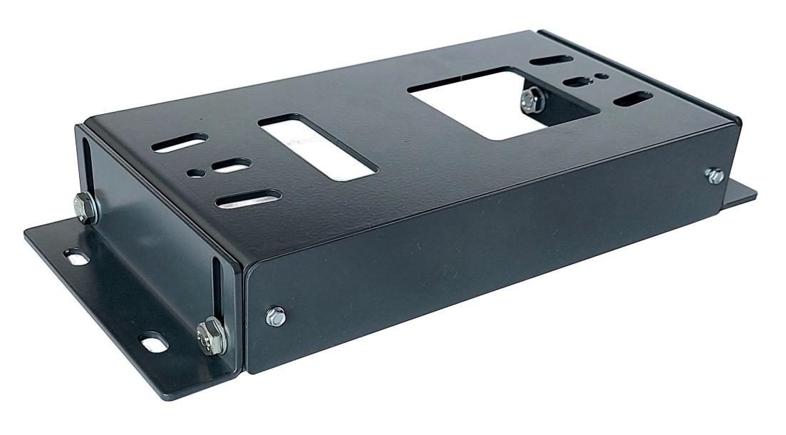 Portmotor monteringsbase 6,5–10,5 cm RAL7016 – kompatibel med NICE, FAAC, GENIUS, BENINCA, KEY, CAME, ROGER – PRESBET