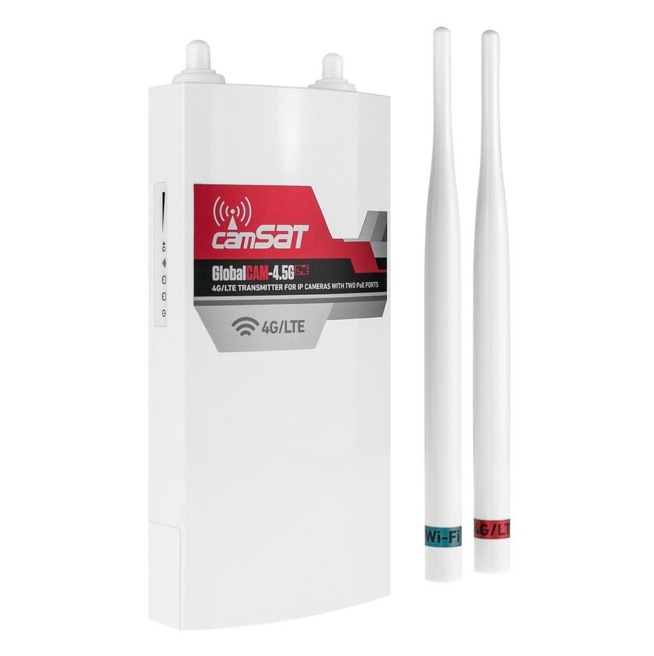 4G/LTE router til kameraer – CAMSAT GlobalCAM-4.5G med 2x PoE billede