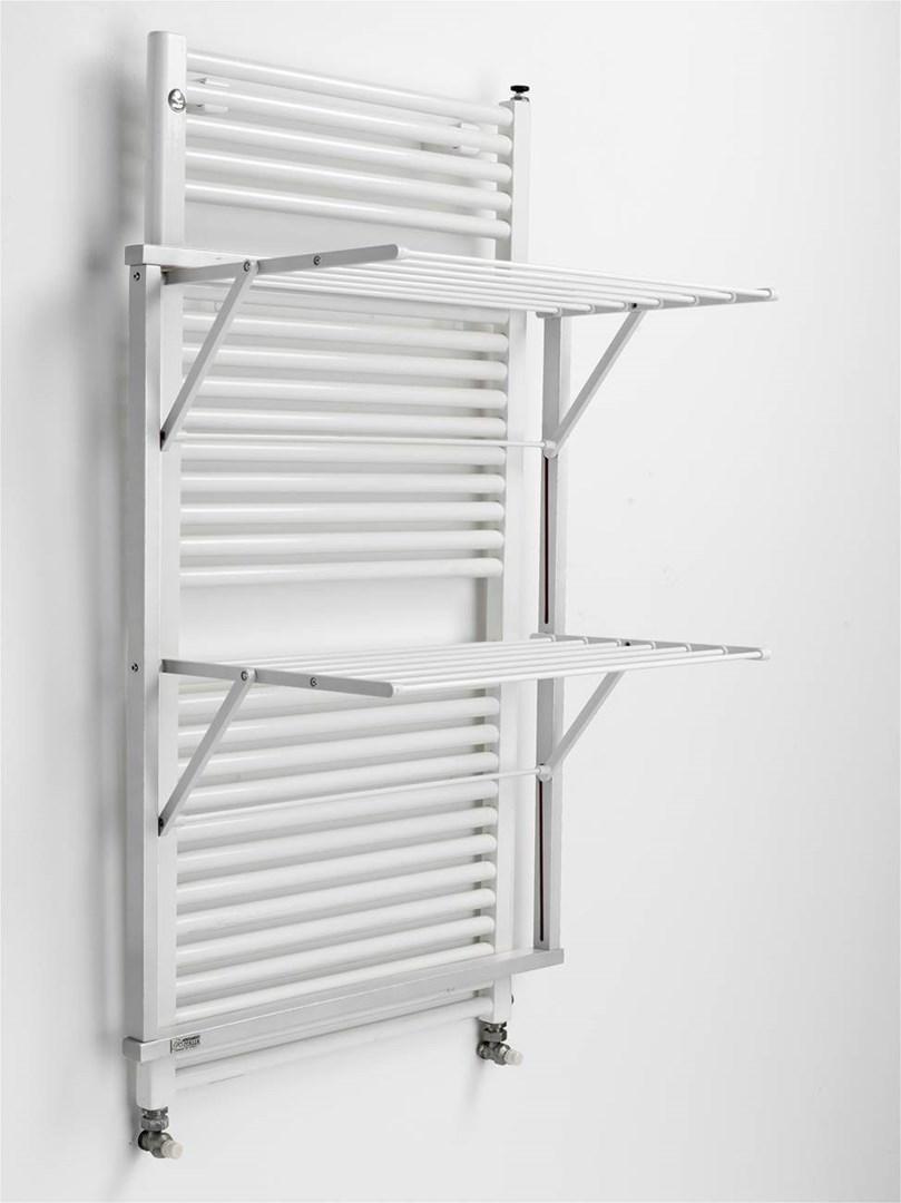 Tørrestativ til radiator - 89 × 68 cm, hvid billede