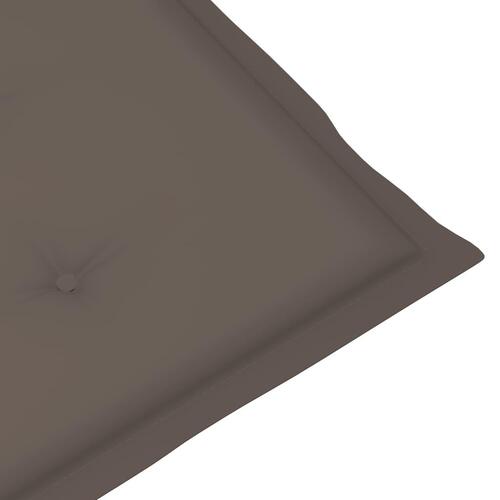 Foldbare havestole 3 stk. med hynder massivt akacietræ