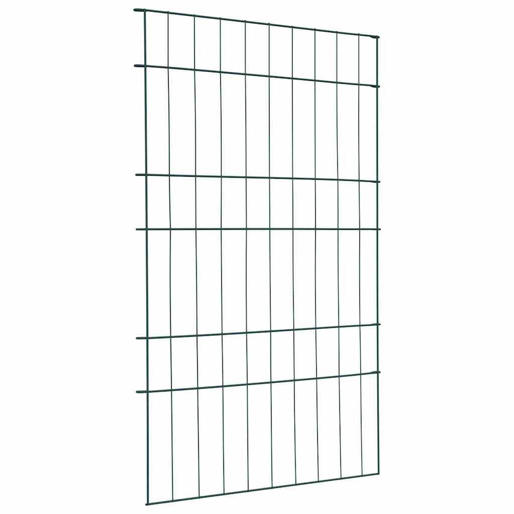 Damhegnsæt 8 stk Grøn 50 x 80 cm Stål billede