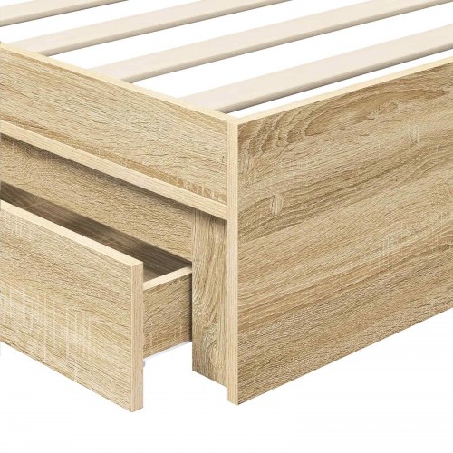Opbevaringsseng Sonoma eg 75 x 190 cm