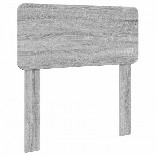 Sengestel med opbevaring 75 x 190 cm - grå sonoma