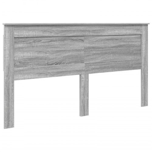 Opbevaringsseng 200 x 200 cm - grå sonoma, konstrueret træ
