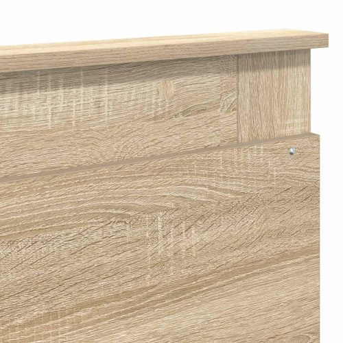 Sengestel med skuffe Sonoma eg 200 x 200 cm Konstrueret træ