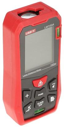 Laser afstandsmåler UNI‑T LM100A – 100 m, 2 × AAA billede