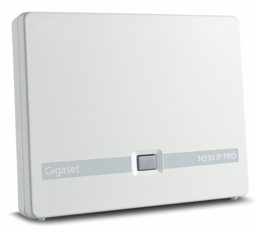 DECT telefon Gigaset N530 IP PRO + S700H PRO med nummerpræsentation, antracit billede