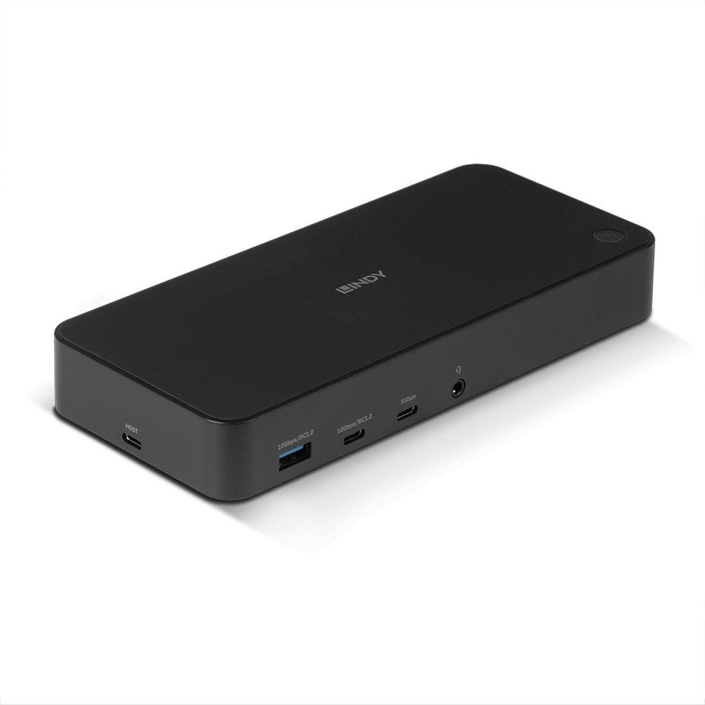 USB-C/A dockingstation 3x4K til bærbar – LINDY billede