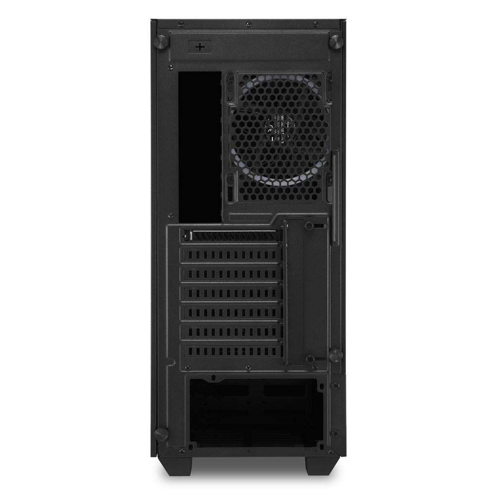 PC kabinet Sharkoon RGB LIT 100 Midi Tower - sort