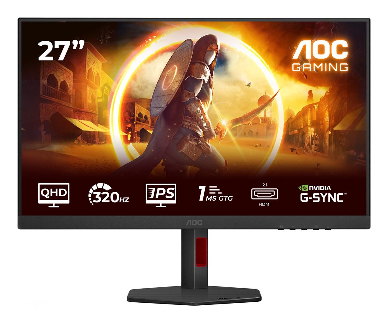 Gaming skærm AOC G4 Q27G4SRU 27" QHD 320 Hz Fast IPS (sort)