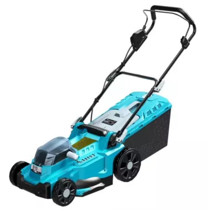 Plæneklipper batteri DEDRA DED7197V - 43 cm, 36 V, blå billede