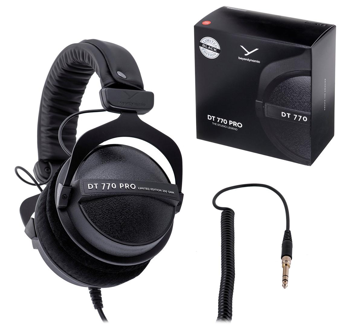 Høretelefoner over-ear Beyerdynamic DT 770 Pro 250 ohm Black Limited Edition - lukkede studiehovedtelefoner billede