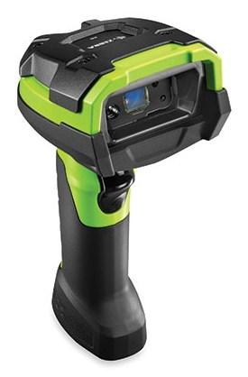 Stregkodescanner Zebra DS3678-ER håndholdt 1D/2D – sort/grøn billede
