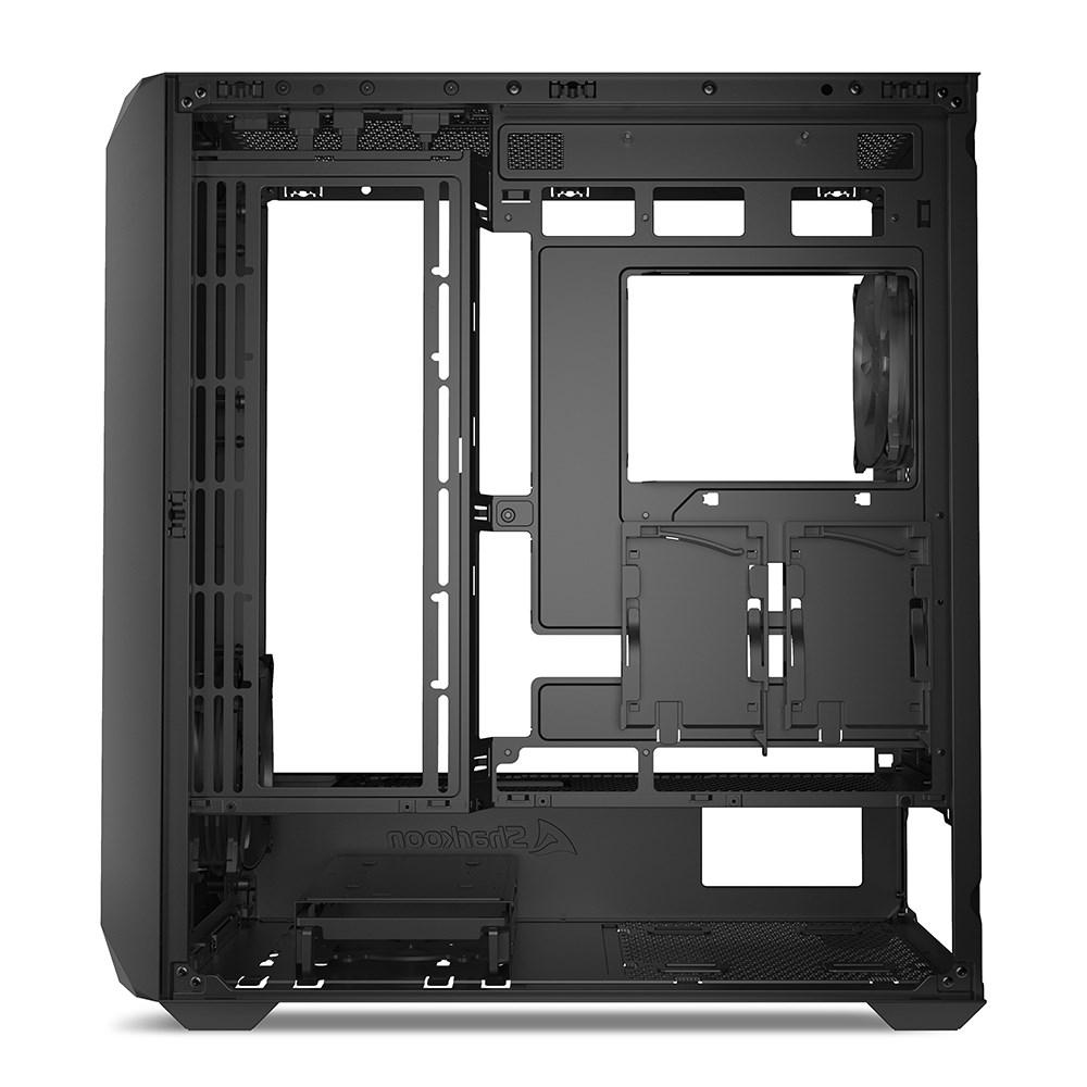 PC kabinet Sharkoon AK3 midi tower – sort billede