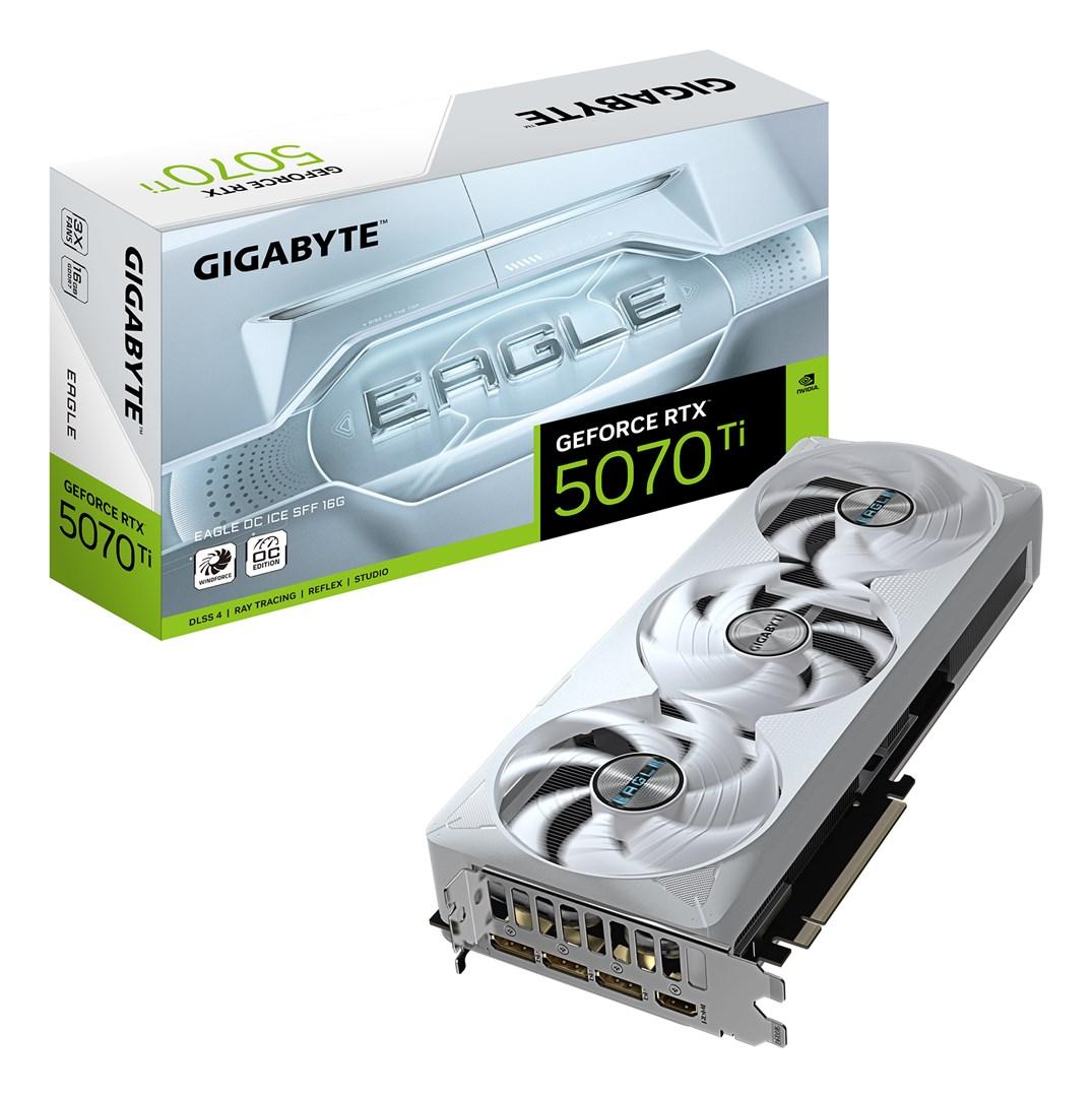 Grafikkort Gigabyte GeForce RTX 5070 Ti EAGLE OC ICE SFF 16G