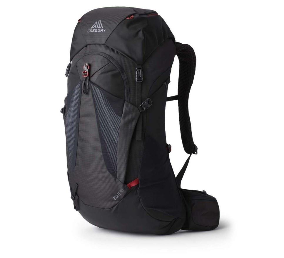 Vandrerygsæk Gregory Zulu 40 Volcanic Black (MD/LG) billede