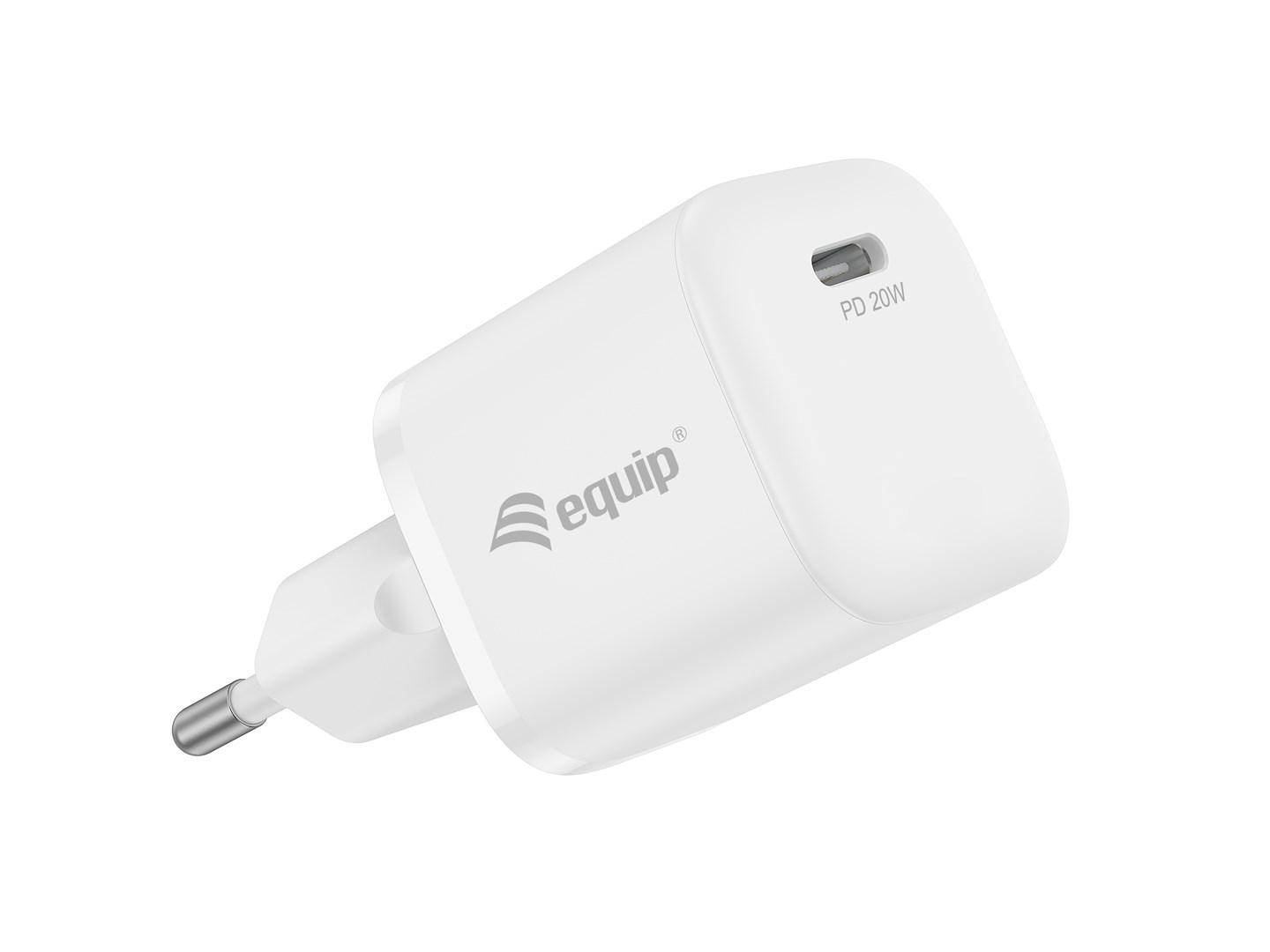 USB-C oplader 20 W PD - Equip, 1-port (25-pak) billede