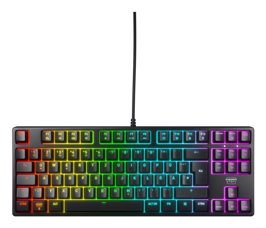 Gaming tastatur Cherry K4V2 RGB tenkeyless (tysk) billede