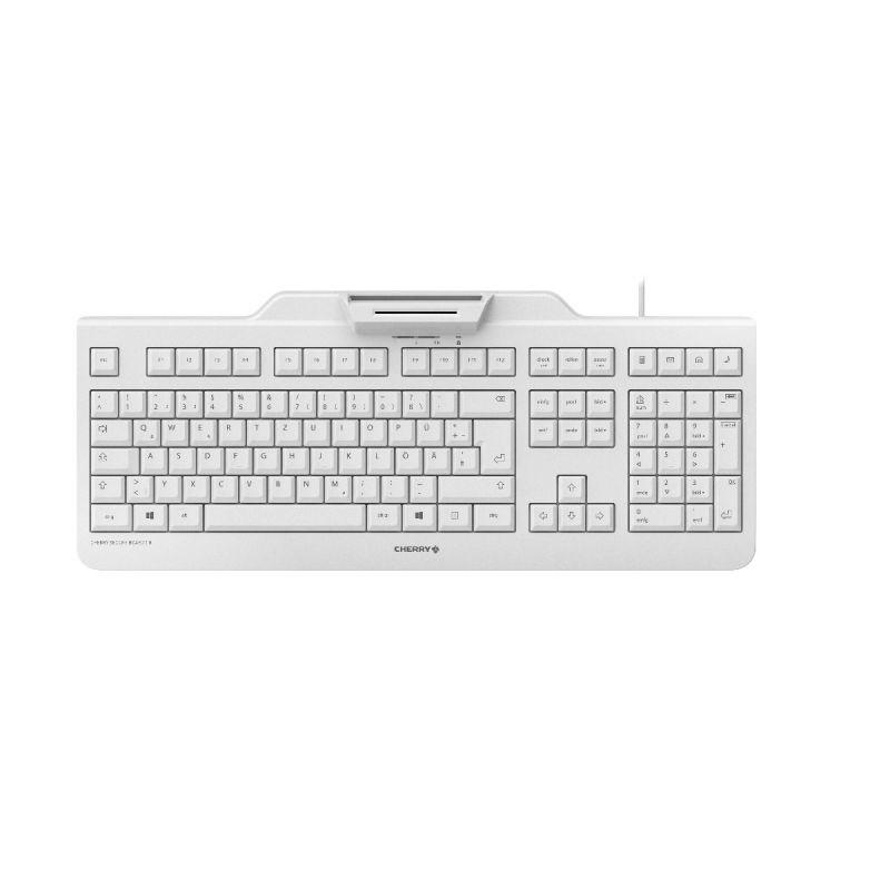 Tastatur Cherry SECURE BOARD 1.0 USB, tysk QWERTZ - grå billede