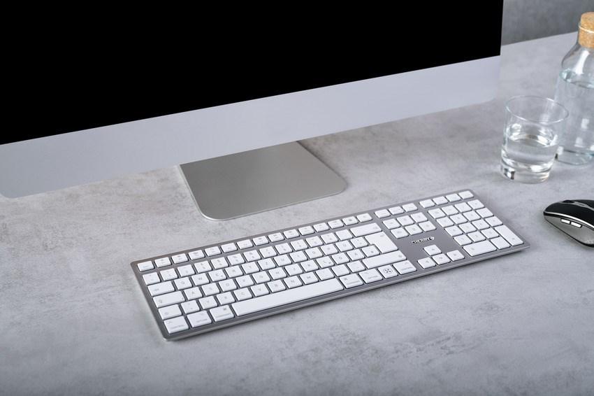 Trådløst tastatur til Mac - Cherry KW 9100 Slim billede