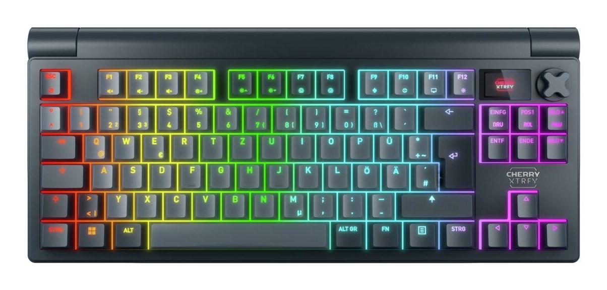 Gaming tastatur Cherry Xtrfy MX 8.3 TKL Wireless – QWERTZ tysk, grå billede