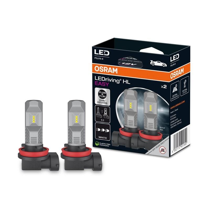 LED forlygtepærer OSRAM H8/H11/H16 - LEDriving HL Easy (2-pak) billede
