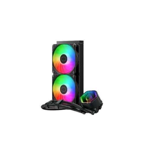 Vandkøling til CPU - Cooler Master MasterLiquid 240 Core II, 240 mm, sort