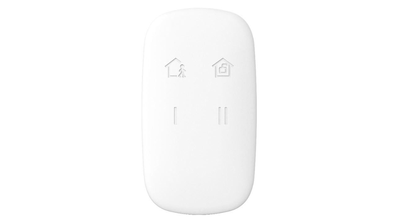 Alarm fjernbetjening trådløs Hikvision DS-PKF1-WE – hvid billede