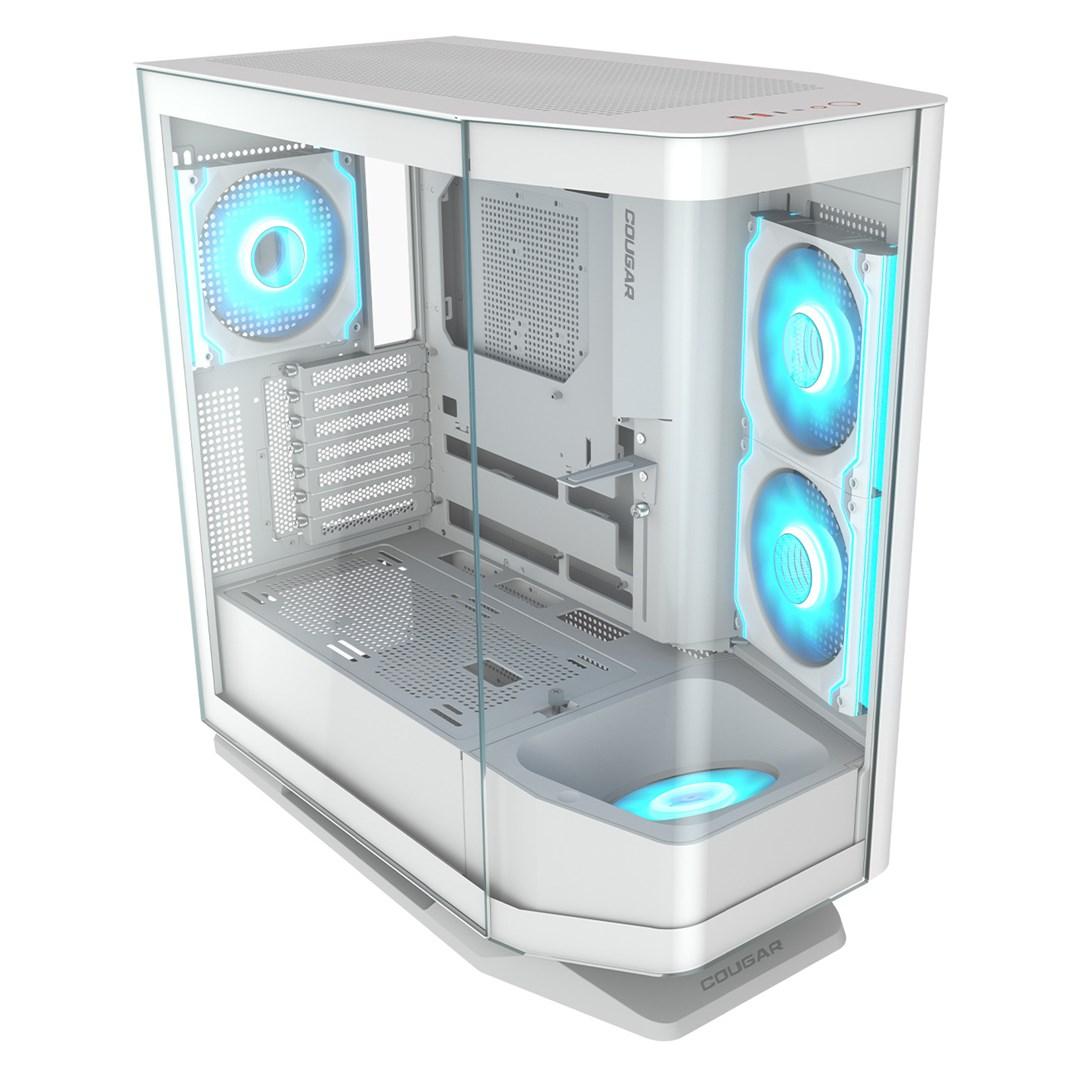 PC kabinet COUGAR FV270 RGB Midi Tower - hvid billede