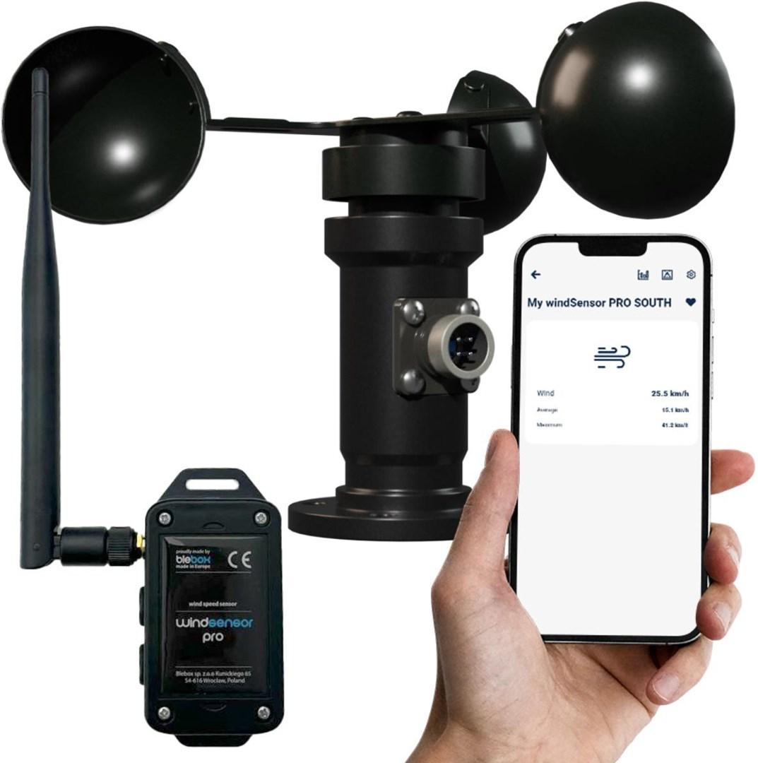 Vindalarm og vindmåler Blebox windSensor Pro billede