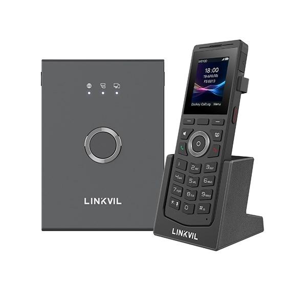Trådløs IP-telefon Fanvil W710P – sort, LCD billede