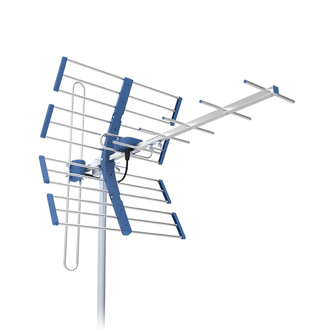 TV-antenne Telmor DVB-T2 TT W19 Silver Combo 5G-beskyttet