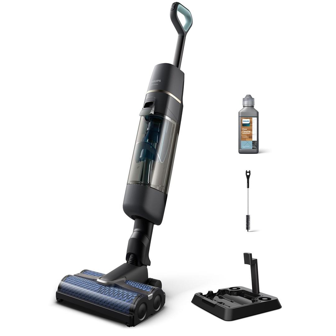 Støvsuger til hårde gulve Philips XW7110 ledningsfri våd/tør - champagn e/grå billede