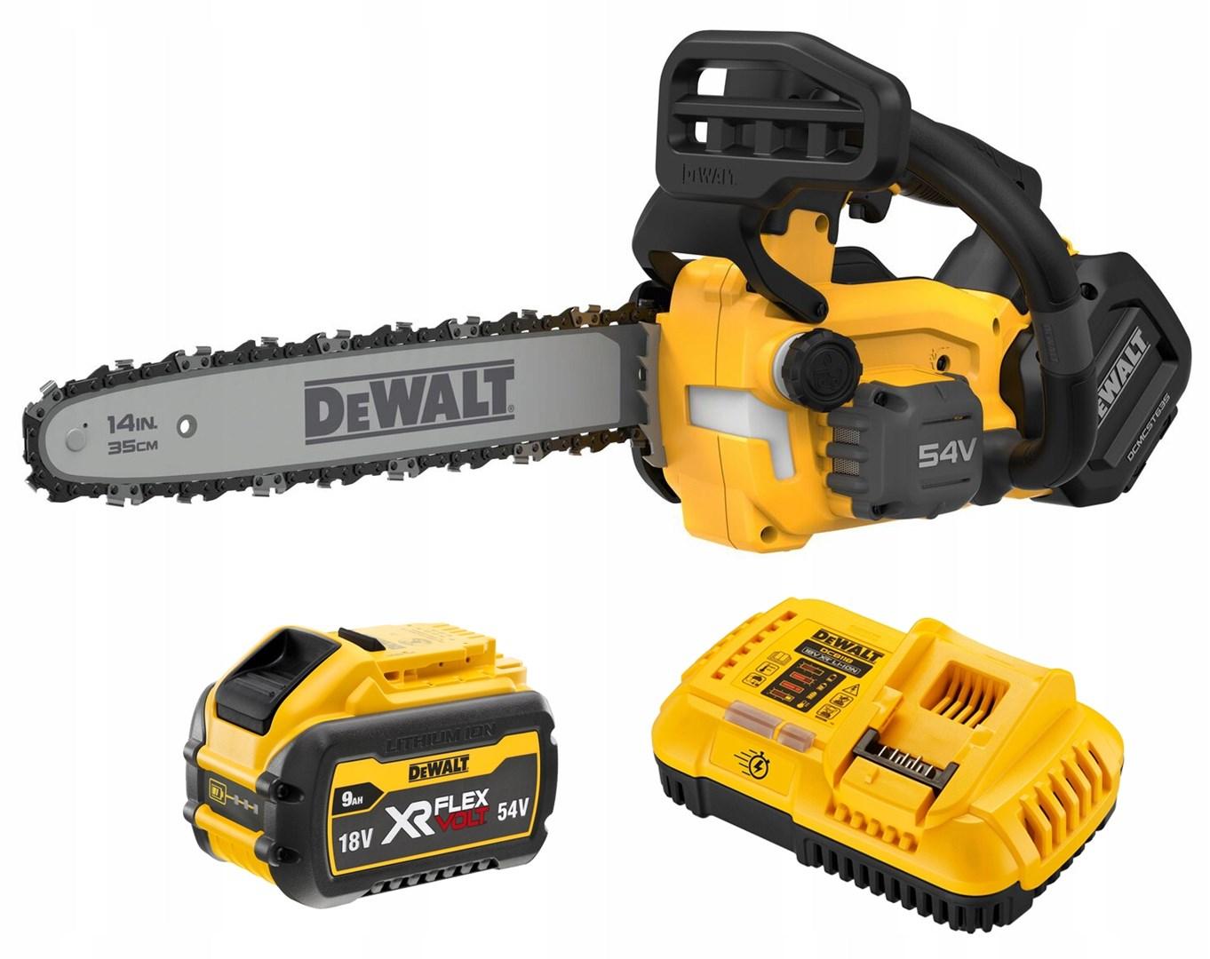 Motorsav 54V DeWALT XR FlexVolt 35 cm - DCMCST635X1, 1×9,0 Ah billede