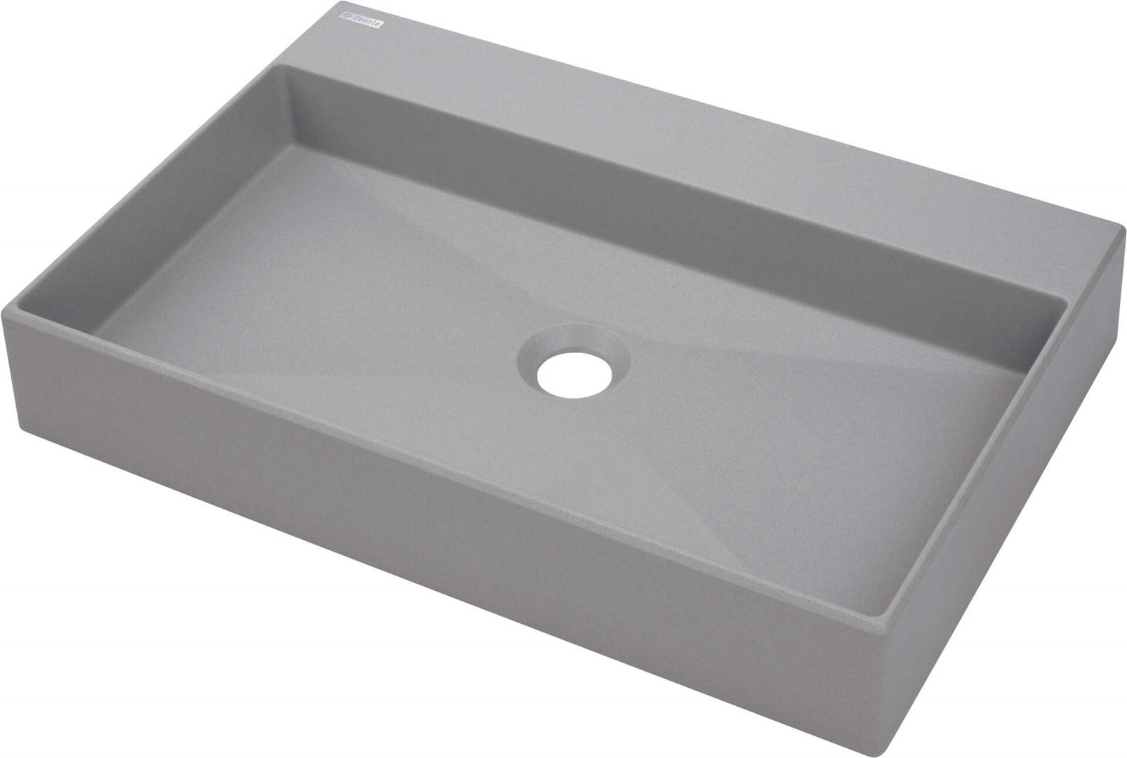 Håndvask til bordplade granit deante 60 × 40 cm med plads til armatur billede