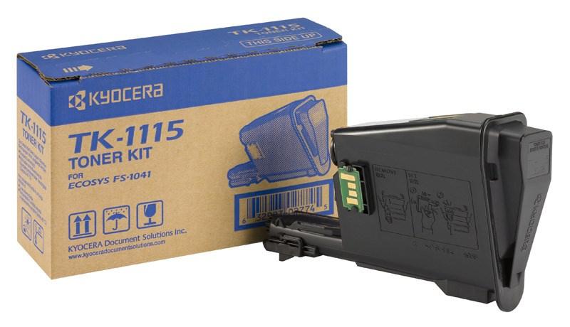 Toner til laserprinter Kyocera TK-1115, sort - original, 1 stk. billede