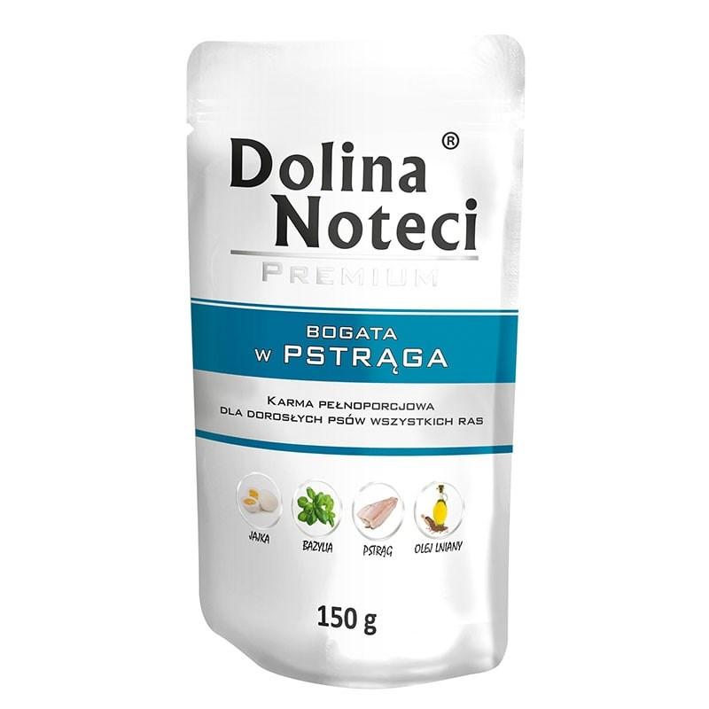 Hundefoder vådfoder Dolina Noteci Premium med ørred – 150 g billede