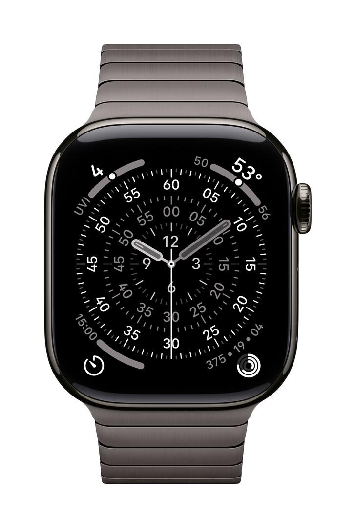 Apple rem 42 mm - Slate Link i rustfrit stål billede