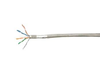 Netværkskabel Cat5e F/UTP – EQUIP installationskabel, PVC, massiv kobber, 100 m billede