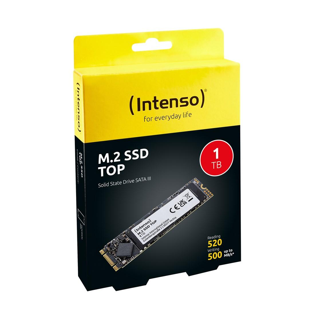 M.2 SSD 1 TB - Intenso Top, SATA III 3D NAND billede