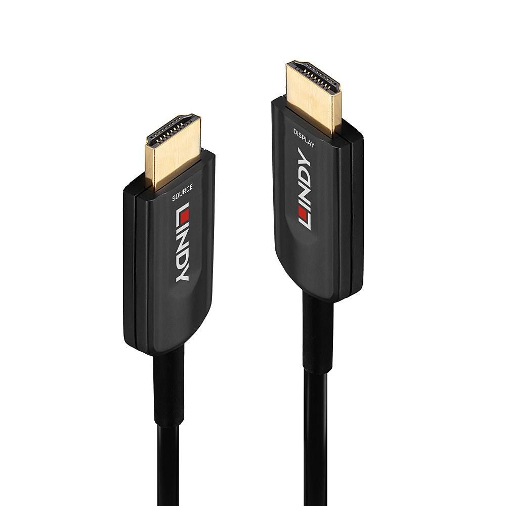 HDMI-kabel 20 m - LINDY Fiber Optic Hybrid Ultra High Speed (2.1) billede