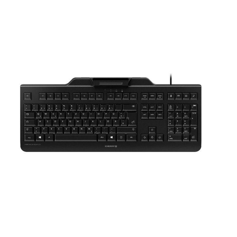 Tastatur Cherry Secure Board 1.0 - USB, fuld størrelse, QWERTZ tysk, sort billede