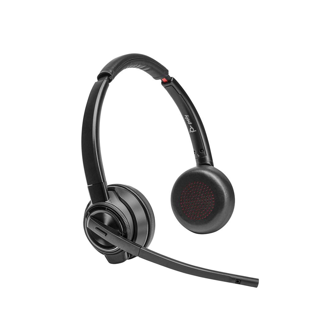 Headset med mikrofon HP Poly Savi 8420 Office Stereo - Teams-certificeret DECT (1880-1900 MHz)