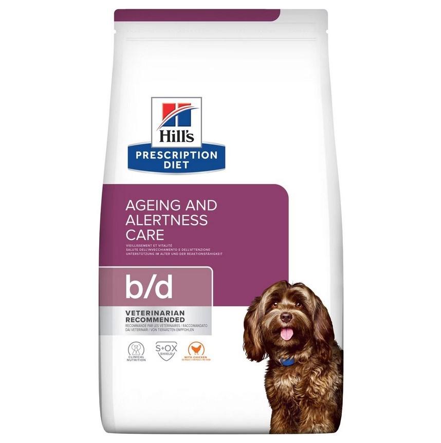 Hundefoder tørfoder Hill's Prescription Diet b/d Ageing & Alertness Care med kylling 12 kg billede