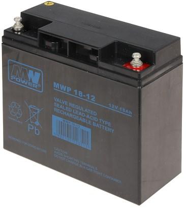 Blysyrebatteri MW Power MWP 18-12 12 V 18 Ah
