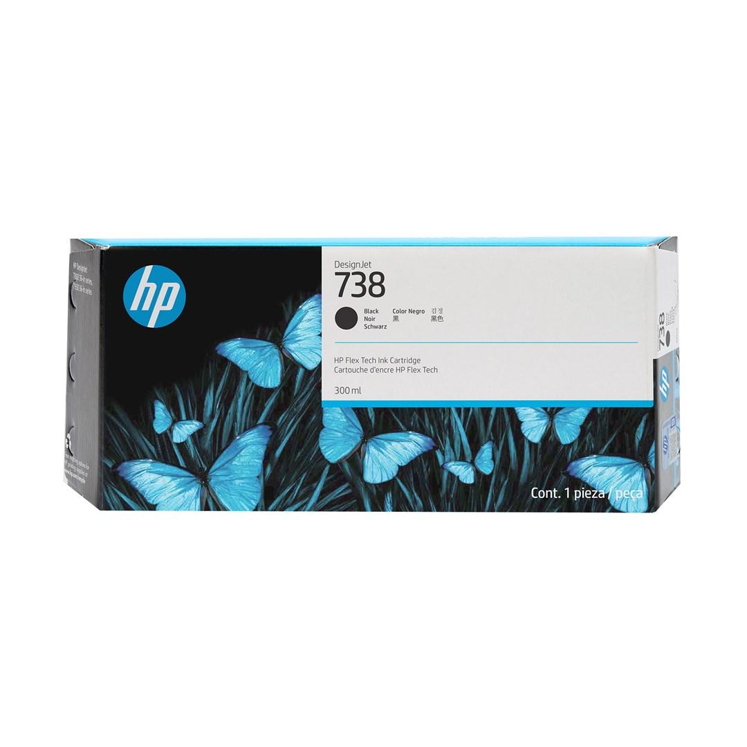HP 738 - 300 ml - sort - original - DesignJet - blækpatron - for DesignJet T950, XT950